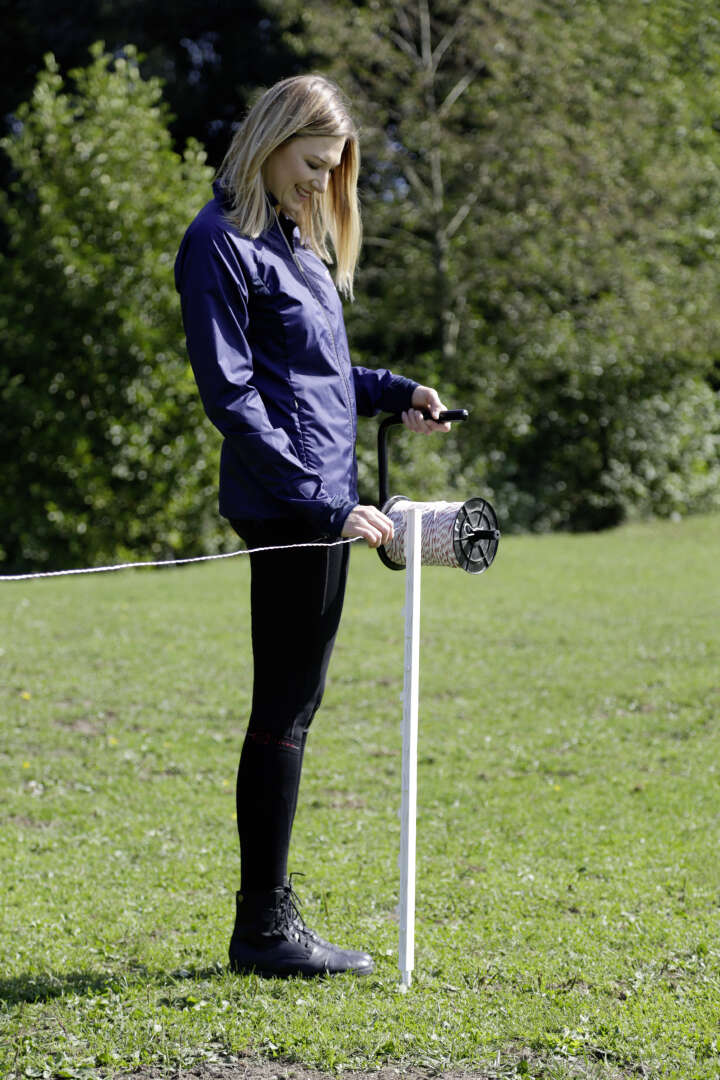 KERBL Einhand-Abrollhilfe für Weidezaunspulen